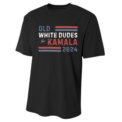 Old White Dudes For Kamala Performance Sprint T-Shirt