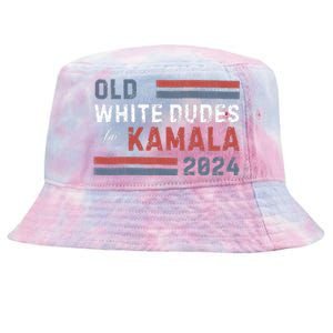 Old White Dudes For Kamala Tie-Dyed Bucket Hat