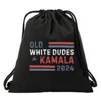 Old White Dudes For Kamala Drawstring Bag