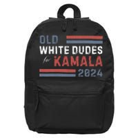 Old White Dudes For Kamala 16 in Basic Backpack