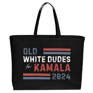 Old White Dudes For Kamala Cotton Canvas Jumbo Tote