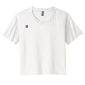 Old White Dude For Kamalaharris First Female President Women's Crop Top Tee