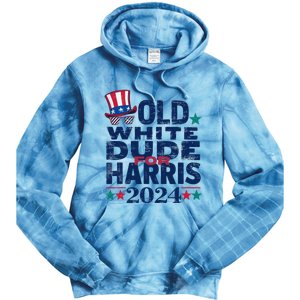 Old White Dude For Kamalaharris First Female President Tie Dye Hoodie