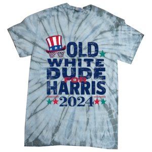 Old White Dude For Kamalaharris First Female President Tie-Dye T-Shirt