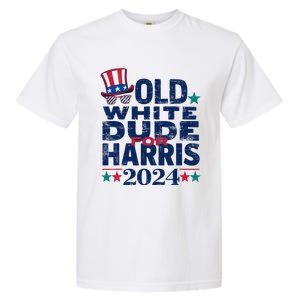 Old White Dude For Kamalaharris First Female President Garment-Dyed Heavyweight T-Shirt