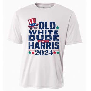 Old White Dude For Kamalaharris First Female President Cooling Performance Crew T-Shirt