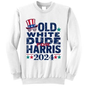 Old White Dude For Kamalaharris First Female President Sweatshirt