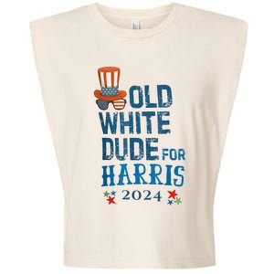 Old White Dude For Kamalaharris President 2024 Garment-Dyed Women's Muscle Tee