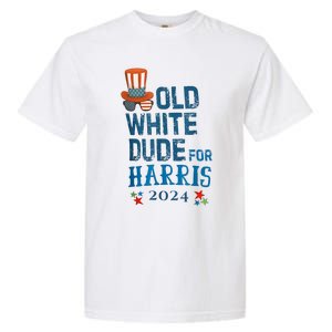 Old White Dude For Kamalaharris President 2024 Garment-Dyed Heavyweight T-Shirt