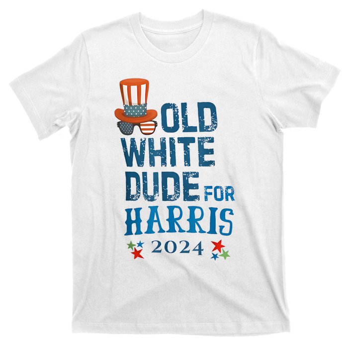 Old White Dude For Kamalaharris President 2024 T-Shirt