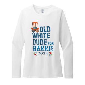 Old White Dude For Kamalaharris President 2024 Womens CVC Long Sleeve Shirt