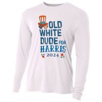 Old White Dude For Kamalaharris President 2024 Cooling Performance Long Sleeve Crew