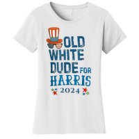 Old White Dude For Kamalaharris President 2024 Women's T-Shirt