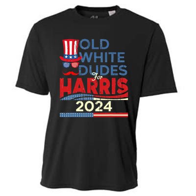 Old White Dude For Kamala Harris First Female President Cooling Performance Crew T-Shirt