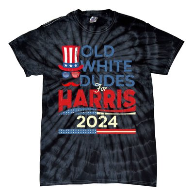 Old White Dude For Kamala Harris First Female President Tie-Dye T-Shirt