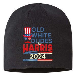 Old White Dude For Kamalaharris First Female President Sustainable Beanie