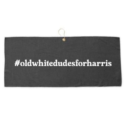 Old White Dudes For Harris Large Microfiber Waffle Golf Towel