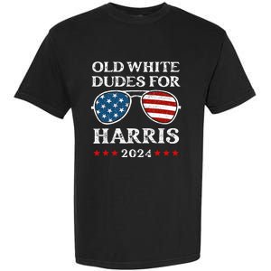 Old White Dudes For Harris Sunglasses Dad Papa For Kamala Garment-Dyed Heavyweight T-Shirt