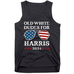 Old White Dudes For Harris Sunglasses Dad Papa For Kamala Tank Top