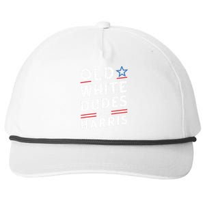 Old White Dudes For Harris Kamala 2024 Snapback Five-Panel Rope Hat