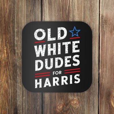 Old White Dudes For Harris Kamala 2024 Coaster