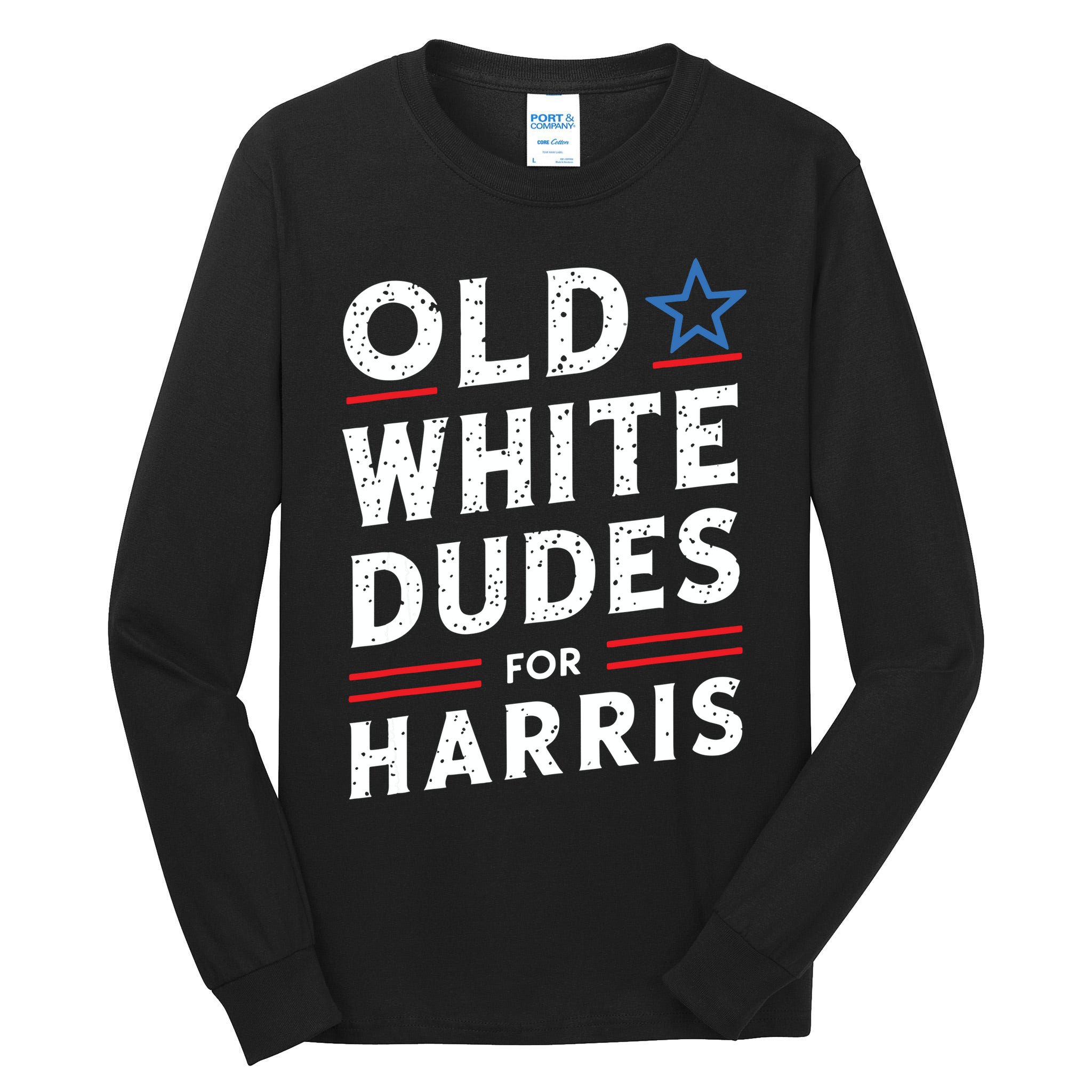 Old White Dudes For Harris Kamala 2024 Tall Long Sleeve T-Shirt