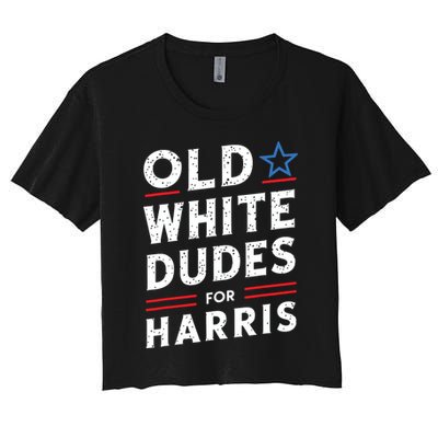 Old White Dudes For Harris Kamala 2024 Crop Top
