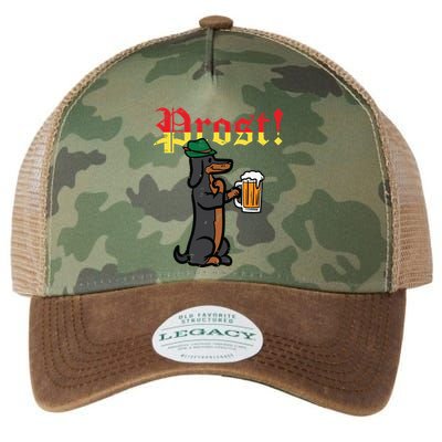 Oktoberfest Wiener Dog Prost German Costume Legacy Tie Dye Trucker Hat
