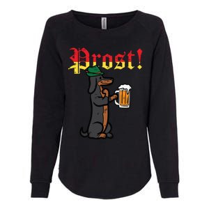 Oktoberfest Wiener Dog Prost German Costume Womens California Wash Sweatshirt