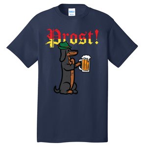 Oktoberfest Wiener Dog Prost German Costume Tall T-Shirt