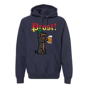 Oktoberfest Wiener Dog Prost German Costume Premium Hoodie