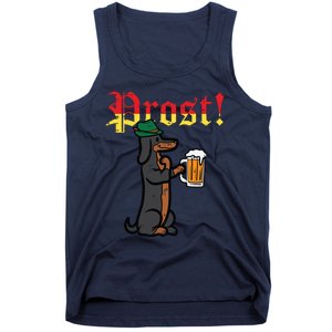 Oktoberfest Wiener Dog Prost German Costume Tank Top