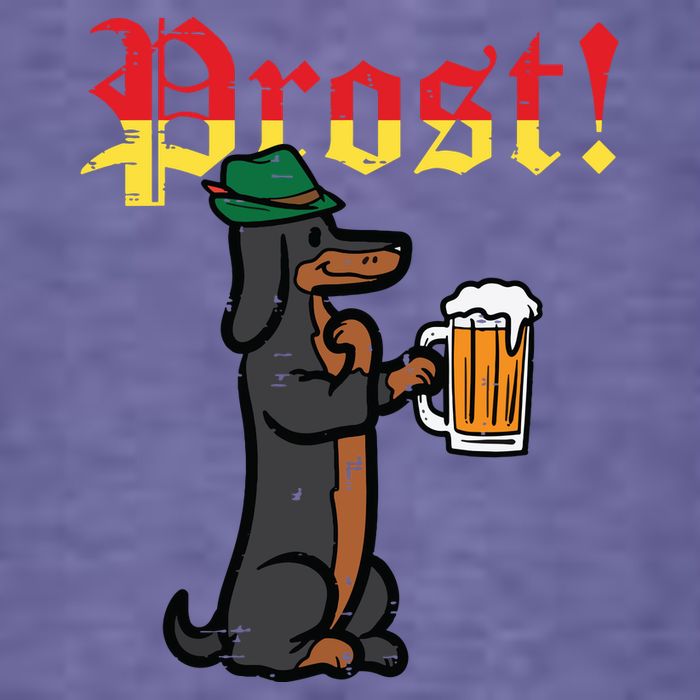 Oktoberfest Wiener Dog Prost German Costume Kids T-Shirt