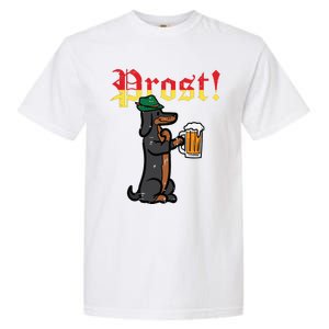 Oktoberfest Wiener Dog Prost German Costume Garment-Dyed Heavyweight T-Shirt