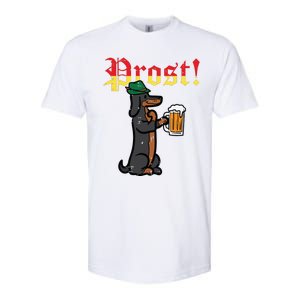 Oktoberfest Wiener Dog Prost German Costume Softstyle CVC T-Shirt