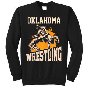 Oklahoma Wrestling Dad Mom Gift For Wrestler Son Sweatshirt