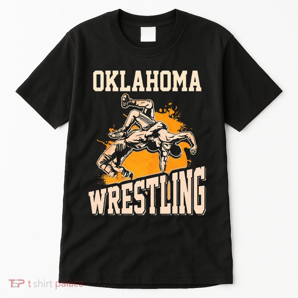Oklahoma Wrestling Dad Mom Gift For Wrestler Son Tall T-Shirt