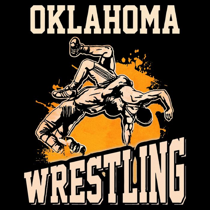 Oklahoma Wrestling Dad Mom Gift For Wrestler Son Womens Tank Top