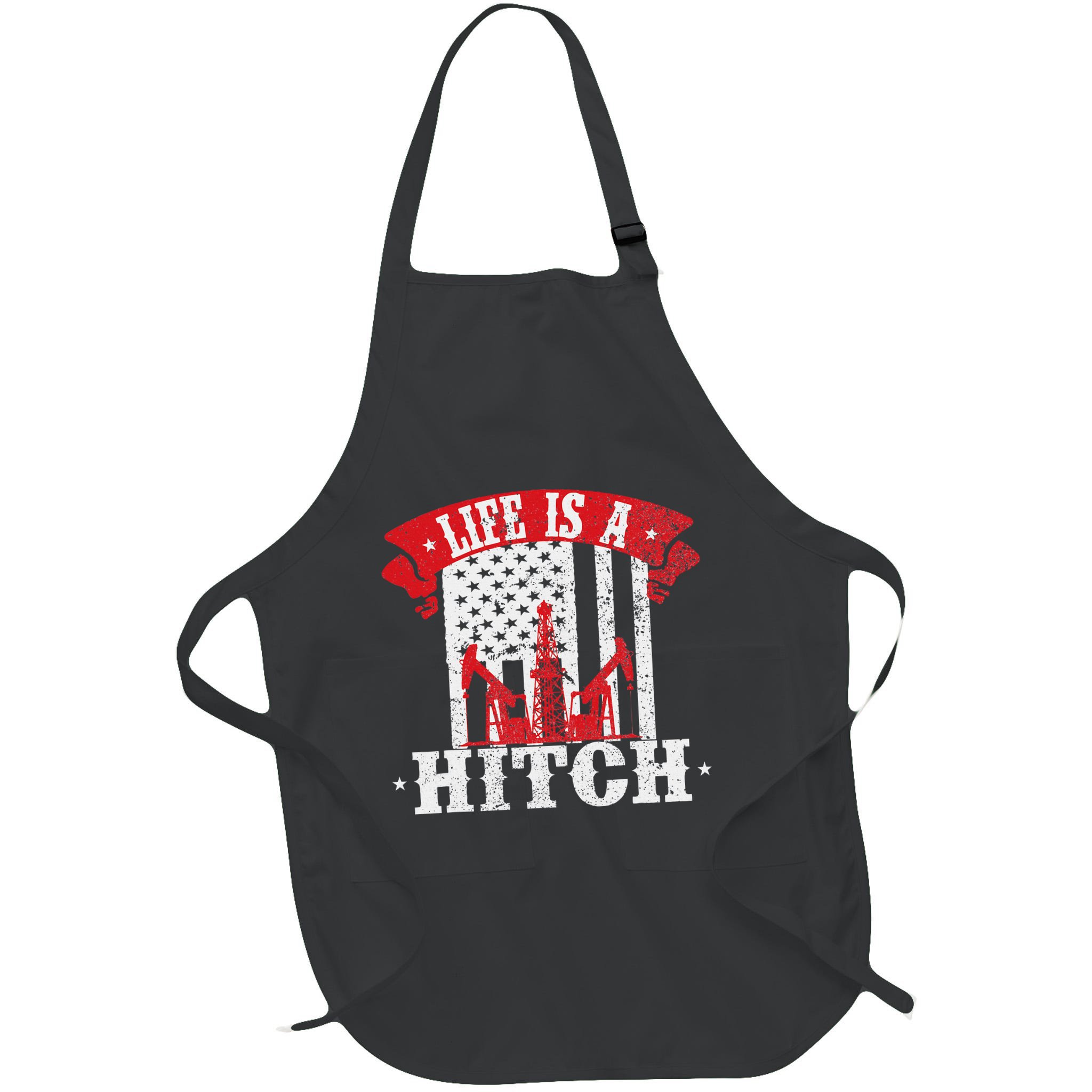 Oilfield Worker Driller Fracker Oilman Oil Rig Apron