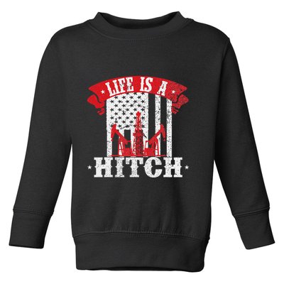 Oilfield Worker Driller Fracker Oilman Oil Rig Toddler Sweatshirt