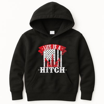 Oilfield Worker Driller Fracker Oilman Oil Rig Kids Hoodie