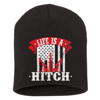 Oilfield Worker Driller Fracker Oilman Oil Rig Short Acrylic Beanie