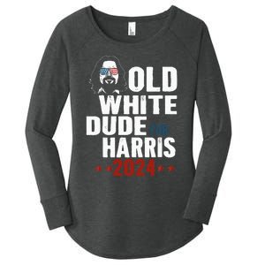 Old White Dudes For Kamala Harris Sunglasses Usa Man Women's Perfect Tri Tunic Long Sleeve Shirt