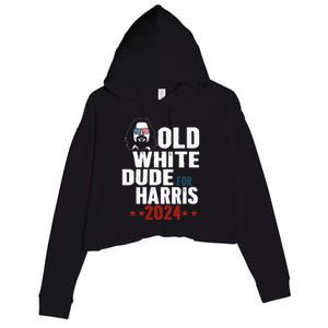 Old White Dudes For Kamala Harris Sunglasses Usa Man Crop Fleece Hoodie