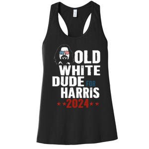 Old White Dudes For Kamala Harris Sunglasses Usa Man Women's Racerback Tank