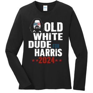 Old White Dudes For Kamala Harris Sunglasses Usa Man Ladies Long Sleeve Shirt