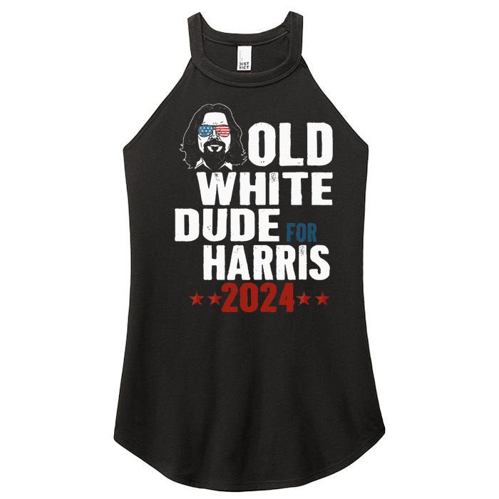 Old White Dudes For Kamala Harris Sunglasses Usa Man Women's Perfect Tri Rocker Tank