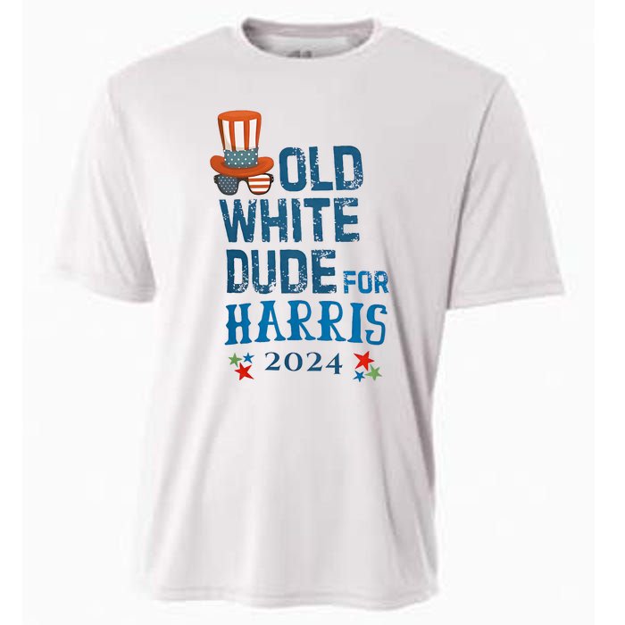 Old White Dude For Kamala Harris President 2024 Cooling Performance Crew T-Shirt