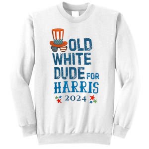 Old White Dude For Kamala Harris President 2024 Sweatshirt