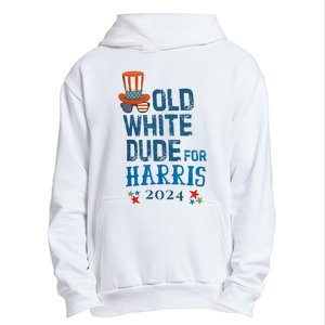 Old White Dude For Kamala Harris President 2024 Urban Pullover Hoodie